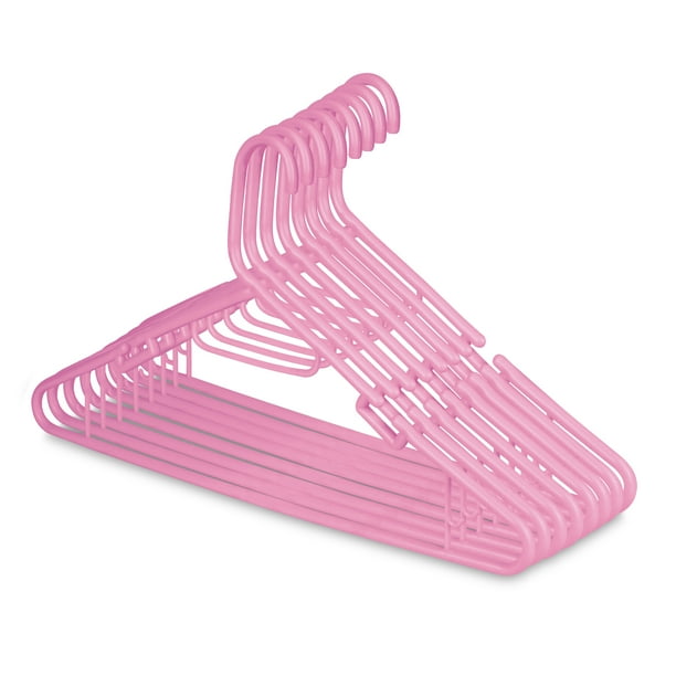 Ganchos para Ropa de Niños Atmos Homeware Paquete de 20 Color Rosa