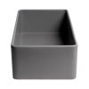 thumbnail image 6 of ALFI Brand Gray Matte Smooth Apron 36" x 18" Single Bowl Fireclay Farm Sink, 6 of 8
