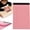 1 Portable Memo Notepad Pink, variant on Vivcore Pink Portable Memo Notepad College Ruled Small Notebook Office Supplies Narrow Spacing Study Writing Note Pad