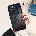 thumbnail image 5 of 3D Triangle Puzzle Pattern Mobile Phone Case Full-Body Protection Shockproof Anti-fall Phone Case For Men Women For Apple IPhone 14 13 12 11 XS XR X 7 8 6s Mini Plus Pro Max SE, 5 of 5
