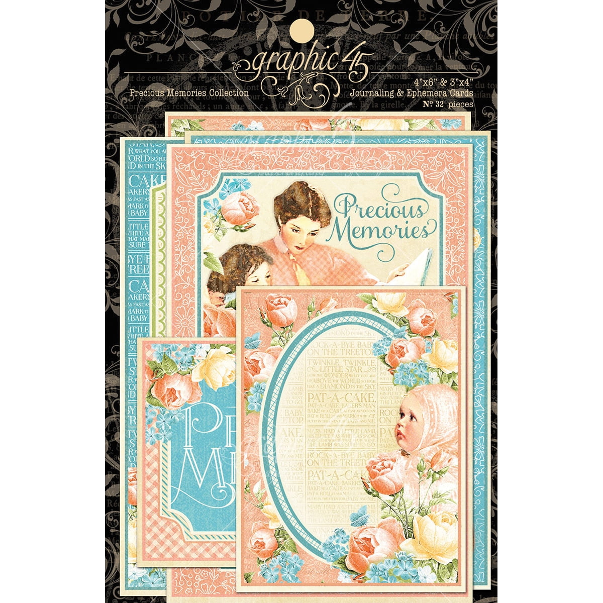 Precious Memories Ephemera Cards 4 X 6 Walmart Com Walmart Com