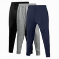 thumbnail image 4 of TOWED22 Men's Jogger Sweatpants Workout Lounge Casual Jogger Fleece Sweat Pants with Pockets(Dark Blue,S), 4 of 4