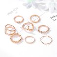thumbnail image 5 of 8 Pcs Rings Set for Women, Dainty Knuckle Rings Non Tarnish, Simple Thumb Stacking Rings Mother's Day Gifts, 5 of 8