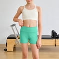 thumbnail image 2 of Ymyiu Toddler Biker Shorts Baby Girls' and Toddler Jean Shorts 5T 6T (Mint Green,5-6 Years), 2 of 6