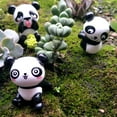 thumbnail image 3 of Yuarrent Estatua de panda Estatuilla de animales Adornos de escultura adorables atractivos Decoración del hogar, 3 of 6