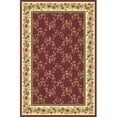 thumbnail image 1 of Radici 1427-1734-BURGUNDY Noble Rectangular Burgundy Transitional Italy Area Rug- 2 ft. 2 in. W x 8 ft. H, 1 of 2