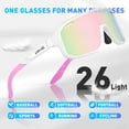 thumbnail image 2 of Kapvoe Outdoor Kids Cycling Hiking Child Sunglasses Teenagers Bicycle Cycling Glasses Kids Sports Running UV400 Girls Goggles Boys Bike, 2 of 4