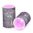 thumbnail image 7 of Yayeee Flameless Candles with Remote Flickering Battery Operated Multi Color Changing, Floral Forest Scene, 7 of 7
