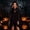 #0226-Black, variant on Puyaiuu Unisex Long Double Layer Tulle Hooded Cape Cloak Popular Halloween Cosplay Shawl For Women Beige L Gift