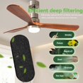 thumbnail image 4 of 12 Pack Ceiling Fan Filters for Blades, Ceiling Fan Filter, Unscented Activated Coconut Shell Carbon Ceiling Fan Air Filter-Easy-Stick Ceiling Fan Air Filters, Universal Ceiling Fan Blade(10mm thick), 4 of 7