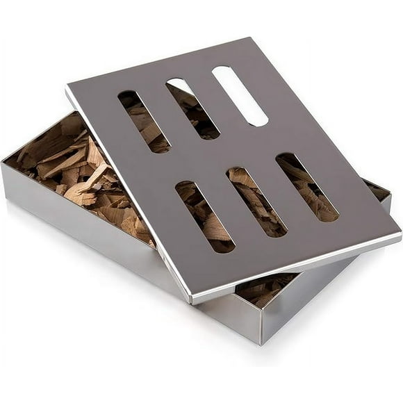 Barbecue Smoker Box - Cold Smoke Generator - Gas, Electric, Charcoal BBQ - Barbecue Cooking Accessory - Meat, Fish, Vegetable, Tofu