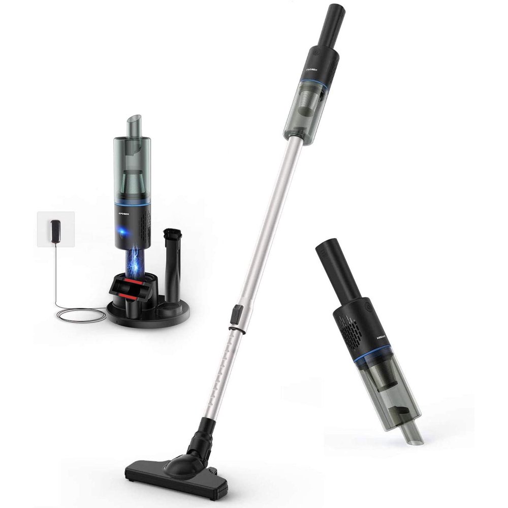 APOSEN A16s Cordless Vacuum 5in1 Stick Vacuum Cleaner Ultra Lightweight for Hard Floor Pet