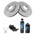 thumbnail image 2 of TRQ Front Metallic Brake Pad & Performance Rotor Kit for Escape Mariner Tribute BKA21452 Fits select: 2001-2007 FORD ESCAPE, 2001-2004 MAZDA TRIBUTE, 2 of 6
