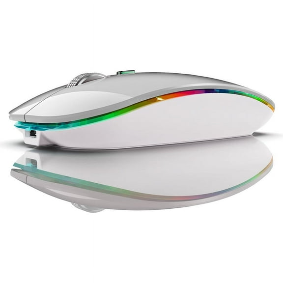 Optical USB Wireless Bluetooth Mouse Jiggler, Silver