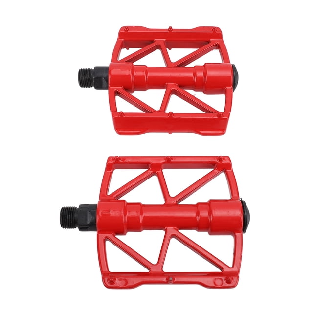 Cycling Pedals Non Slip Pins Aluminum Alloy Hollow Foot Pedal Mountain Road Riding Green