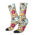 thumbnail image 2 of Lsque Sanrio Printed Men's Crew Socks, Soft Durable Breathable Moisture-Wicking with Odor Control Cotton socks, 2 of 7