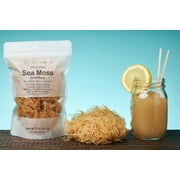 Premium Raw Sea Moss – Wildcrafted from St. Lucia, Sun-Dried, 100% Natural, Non-GMO, 8oz