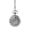 Silver, variant on Men's Automatic Mechanical Skeleton Pocket Watch: Roman Numeral Markers Automatic Mechanical Dial, 38cm Waist Chain - Suitable for All Seasons