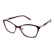 ELLEN TRACY Eyeglasses ABISKO Wine 53MM
