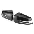 thumbnail image 2 of 2 cubiertas decorativas para espejo retrovisor lateral, aptas para Mercedes Benz ABCE CLS CLA GLA, con patrón de fibra de carbono., 2 of 14