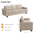 thumbnail image 2 of 90" Sofa Couch, Modern Upholstered Sofa 3 Seater Sofa For Living Room Apartment Office, 2 of 10
