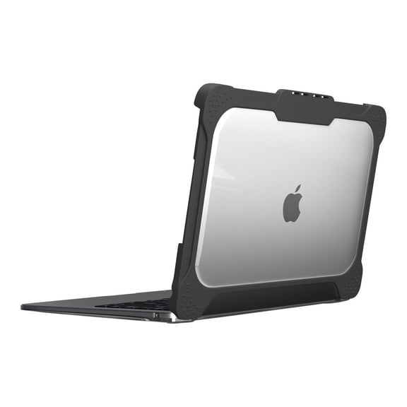 MAXCases Extreme Shell-L for MacBook Air 13.6" (2022 M2) & MacBook Air 13.6 M3/M4 (A3113) (Black/Clear)