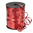 thumbnail image 1 of Unique Bargains 500 Yards Glitter Curling Ribbon Crimped Balloon String Metallic 3/16' for Party Decoration, Red, 1 of 6
