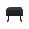 thumbnail image 6 of Linon Arlington Metal Outdoor Ottoman with Cushion Top, Black, 6 of 14