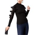thumbnail image 1 of I.N.C Tricot à Nœud pour Femmes, Noir, TTG, 1 of 1
