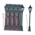 thumbnail image 4 of HILABEE 1/87 Scale Post Light DIY Accs Miniature Outdoor Lighting for Window Display 10pcs, 4 of 9
