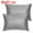 Gray, variant on Unique Bargains Pillow Covers Silky Satin Zipper Pillowcases Set of 2 Champagne 14" x 20"
