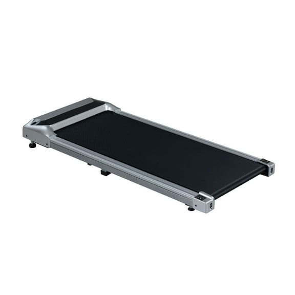 2.5HP Under Desk Treadmill, Portable Walking Pad for Home & Office, Compact Running & Walking Machine with Control, LED Display, Silver