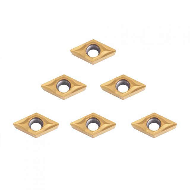 Insertos de Carburo de diamante Spptty CNC Cortador de inserto DCMT070204 US735 DCMT51.51 para acero