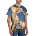 thumbnail image 2 of Qekee Cows Cattles Classic Fit T-Shirt Men's Shirt Men's Tight Short Sleeves for Exercise, Running, Mountaineering - Cows Cattles, 2 of 9