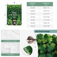 thumbnail image 6 of St. Patrick's Day Balloon Curtains 63 Inch Length for Living Room/Bedroom, Spring Lucky Shamrocks Green Gnomes Plaid Rod Pocket Privacy Door Curtains Decorative Tie Up Shade for Window 52"x63", 6 of 8