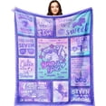 thumbnail image 1 of LHSHID Birthday Gifts for 8 Year Old Girl Blanket Flannel Soft and Comfortable Anti static Bed Sofa Blanket 60x80in, 1 of 6