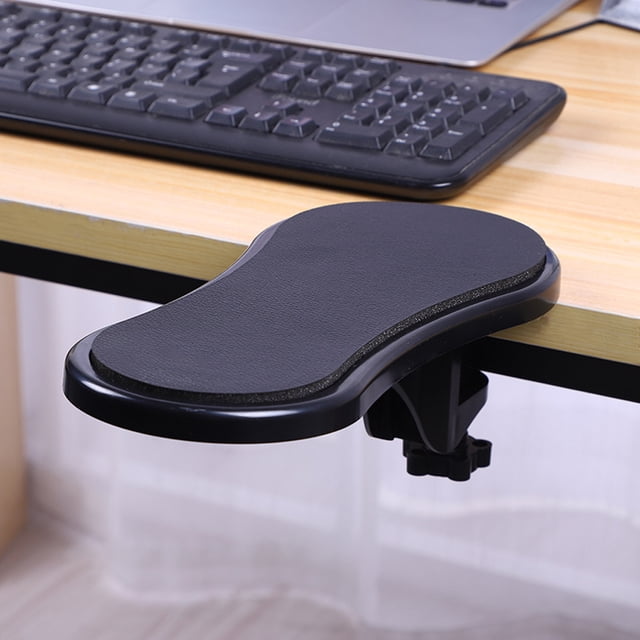 Plastic Armrest Pad Attachable Fatigue Relieving Table-mounted Shoulder Protector Indoor Office Arm Wrist Rest Accessories Yellow PU Foam