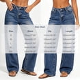 thumbnail image 3 of JOANKDMI Bootcut Jeans for Women Vintage Baggy Wide Leg Washed Button Fashion Bottoms Casual Classic Versatile Summer Denim Pants with Pockets, 3 of 8