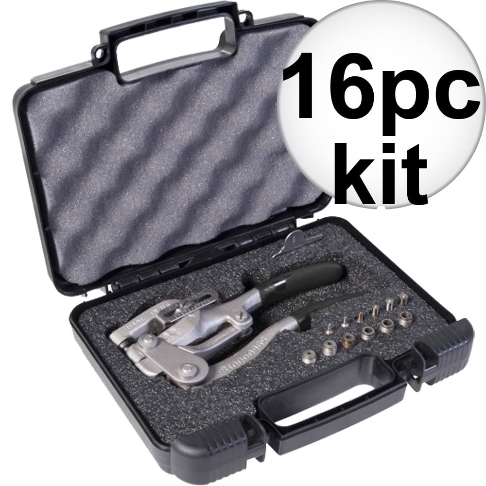 Roper Whitney 5JR No. 5 Jr Hand Punch 16pc Whitney Punch Complete Kit 7