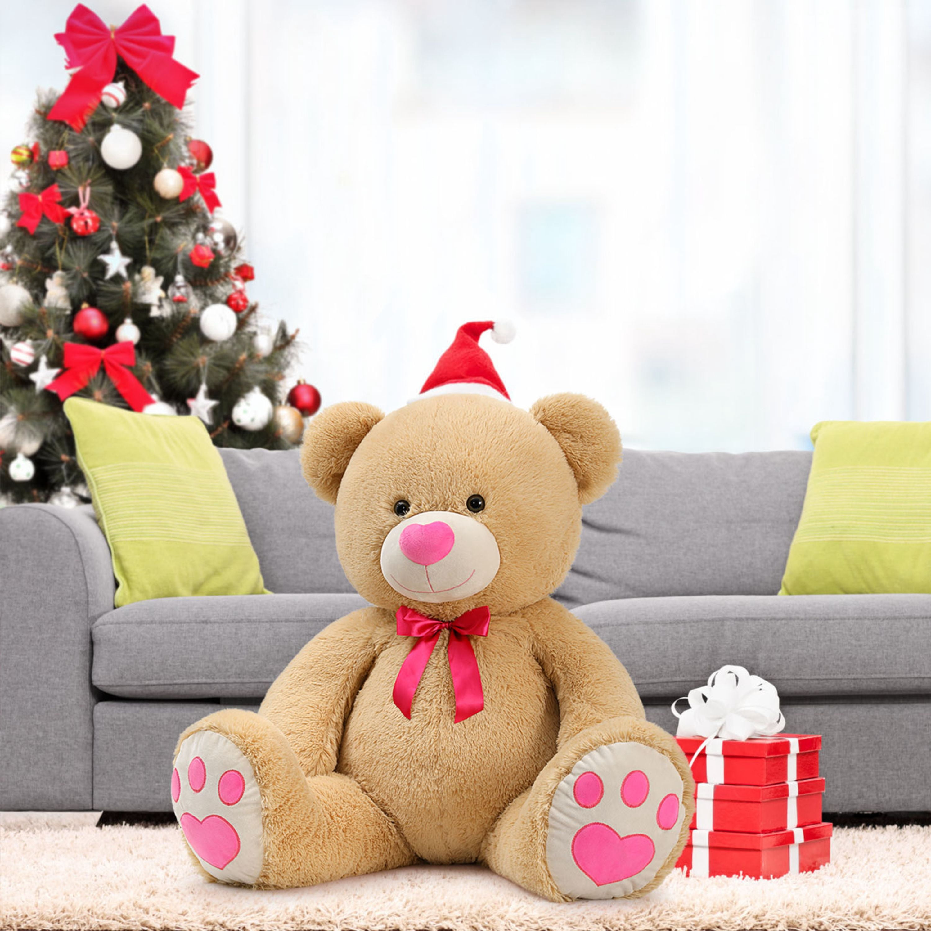 Muiteiur Giant Teddy Bear 36'' Giant Stuffed Animal Big Bear Plush Toy