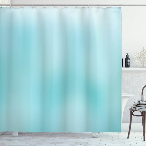 Ambesonne Seafoam Shower Curtain, Abstract Blurred Design, 69"Wx84"L, Seafoam