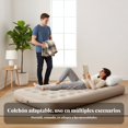 thumbnail image 4 of Abbraccia Colchón inflable exterior, cama automática gruesa, plegable, portátil, con bomba integrada, sofá de camping, 4 of 6