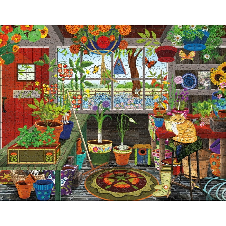 Ceaco 4 in 1 Multipack Tracy Flickinger Interlocking 500 PC Puzzle