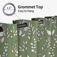 thumbnail image 5 of Tchckioa 42x96 Inch Blackout Curtains for Dorm Roo,Boho Green Privacy Protection Grommet Window Drapes,2 Panels, 5 of 8