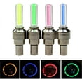 thumbnail image 1 of 4 Pack LED Bike Wheel Lights, 4 Colors Bike Tire Valve Caps Waterproof Bike Whee, 1 of 5