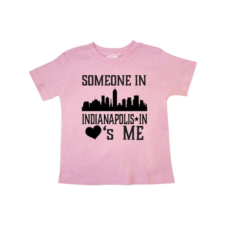 

Inktastic Indianapolis Indiana Skyline Gift Toddler Boy or Toddler Girl T-Shirt