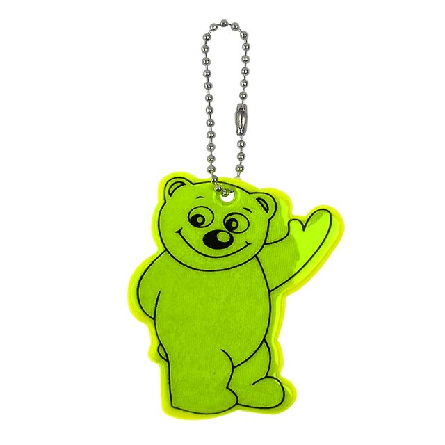 Safe Reflective Keychain for Bag Backpack Pendant Strip Ornaments Reflectors