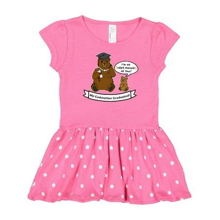 

Inktastic I m So Very Proud of You-My Godmother Graduated Bears Gift Baby Girl Dress