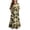 Army Green, variant on Toddler Girls Short Sleeve Dress Camouflage Print Summer A-Line Cute Maxi Casual Sundress Army Green 11-12 Years