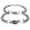 men, variant on Couple Fashion Stainless Steel Heart Puzzele ID Bracelet Chain For husband Wife-men